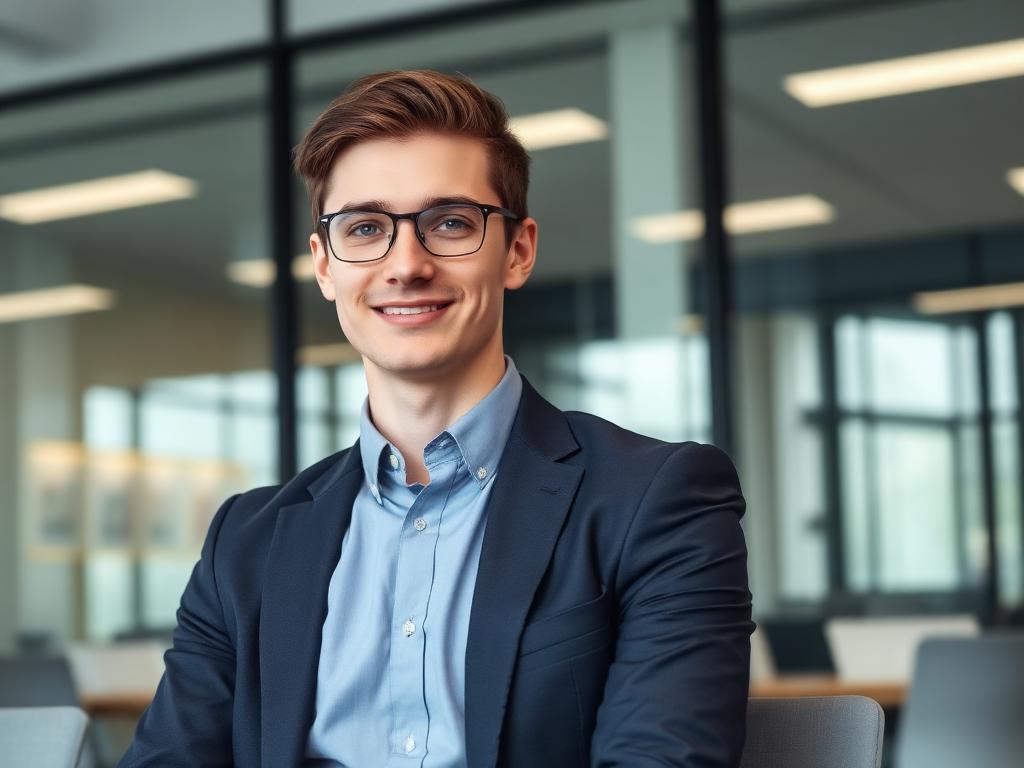 Professional in interview setting